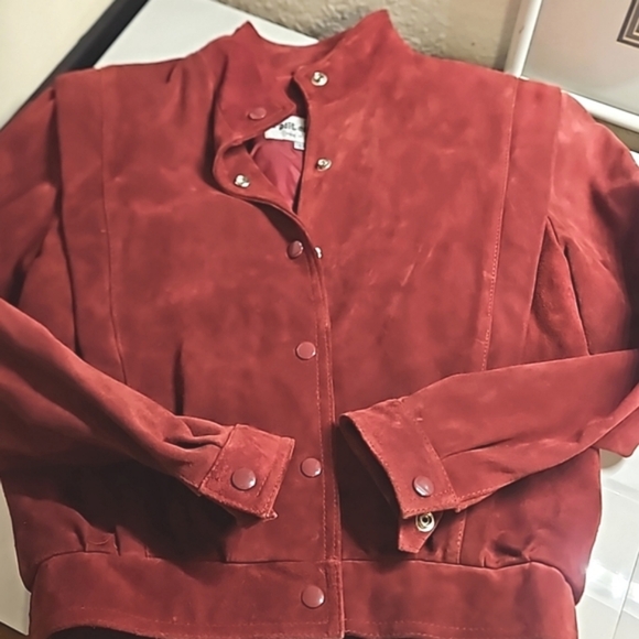 Vintage Split End Ltd bomber style suede leather jacket - Picture 8 of 8